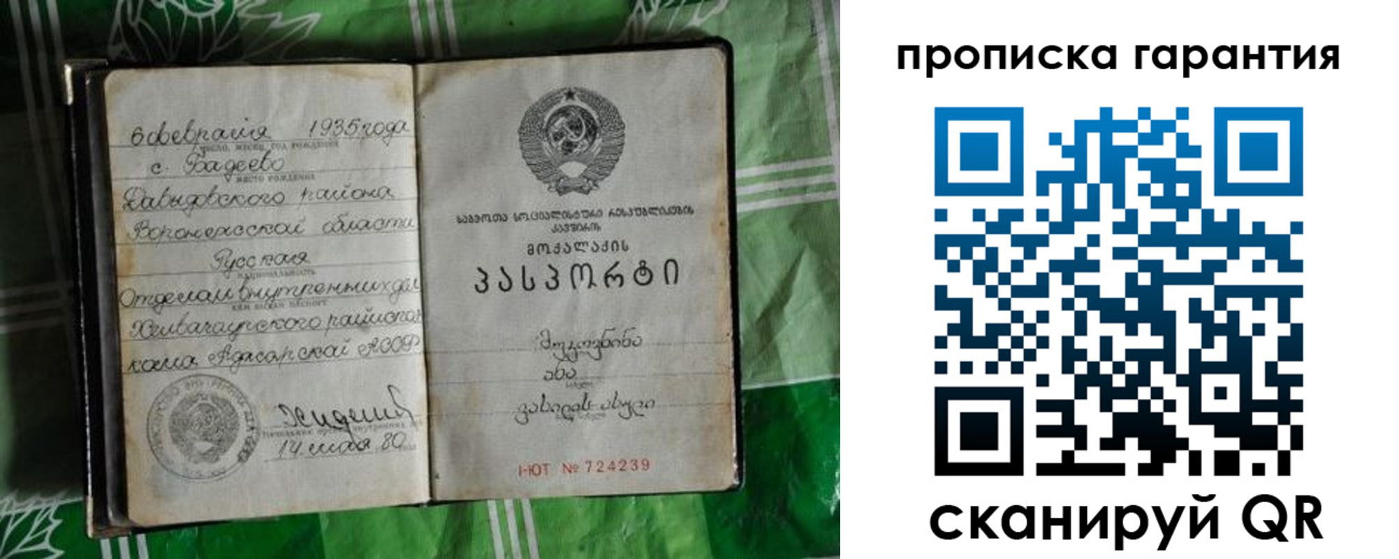 временная регистрация гарантия в Тосно